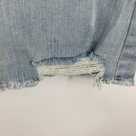 Wild Fable Distressed Denim Skirt Women's Size 00 - Picture 2 of 6